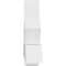 Ekena Millwork Kennewick Architectural Grade PVC Gable Bracket, 72"W x 24"H x 6"D x 6"F, 8/12 Pitch GBP072X24X0606KEN00 - alternate 5